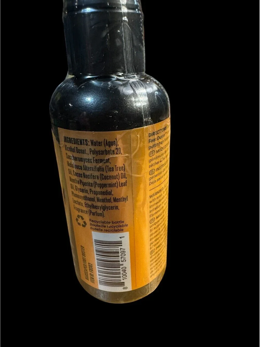 Manscaped Ultra Premium  Foot Duster Cooling Foot Deodorant New Sealed Wow!